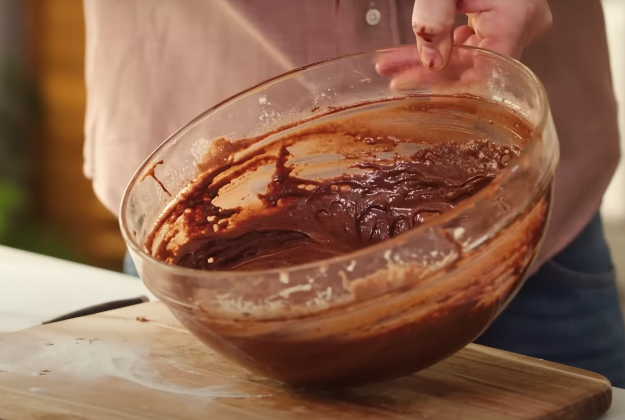 Step 2: Melt the butter and chocolate